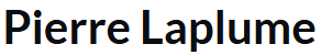 PIERRE LAPLUME
